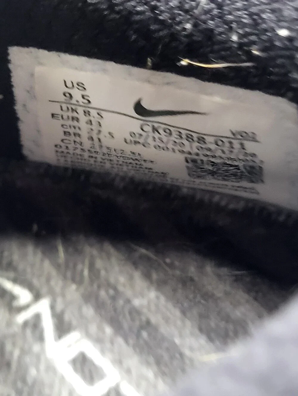 Nike Metcon 6 Black Anthracite Men’s Size 9.5 Training Shoes Sneakers CK9388-011